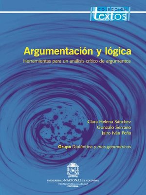 cover image of Argumentación y lógica